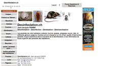 Desktop Screenshot of desinfestation.ch